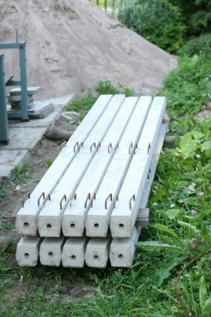 Изготовление бетонных столбов-6