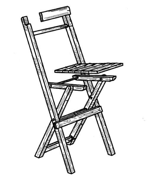 Пошаговый алгоритм изготовления складного стула-1