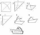 Как сделать из бумаги кораблик