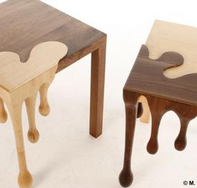Веселые деревянные столы