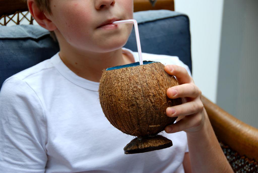 Как сделать из бокал из кокоса-2