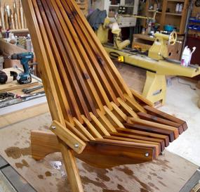 Как сделать складное деревянное кресло